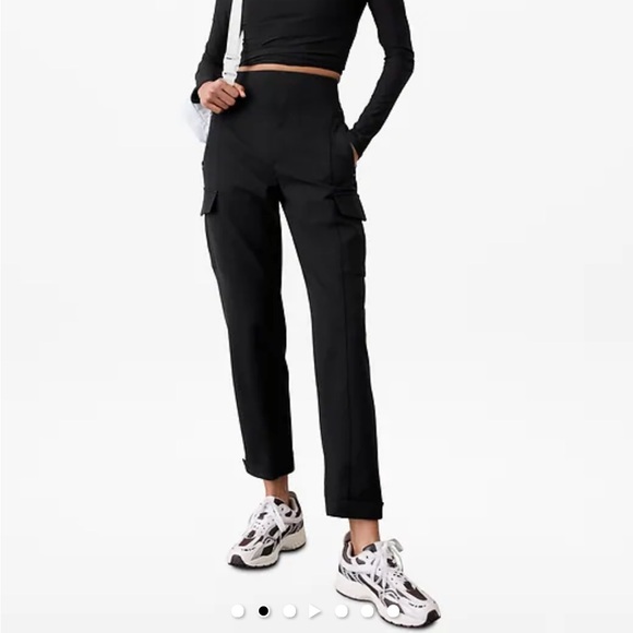 Athleta Pants - ATHLETA Endless High Rise Cargo Pant Jogger Black